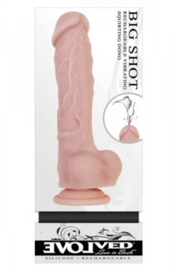 Evolved Big Shot Vibrating & Squirting Dong Evolved Big Shot Vibrating & Squirting Dong
