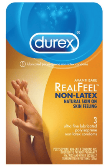 Condom Durex Bare Real Feel 3p Condom Durex Bare Real Feel 3p