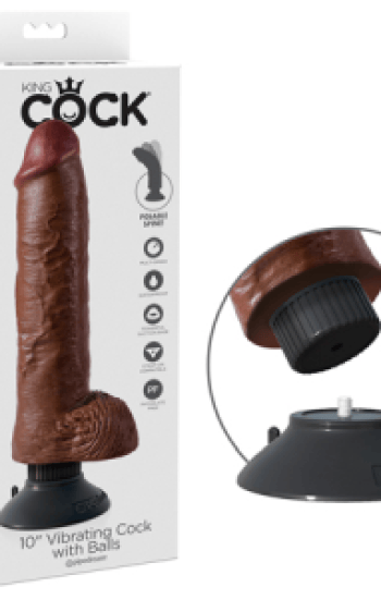 Vibe King Cock 10in Cock W/Bal Vibe King Cock 10in Cock W/Bal
