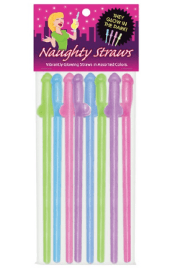 Bachlorette GITD Naughty Straws Bachlorette GITD Naughty Straws