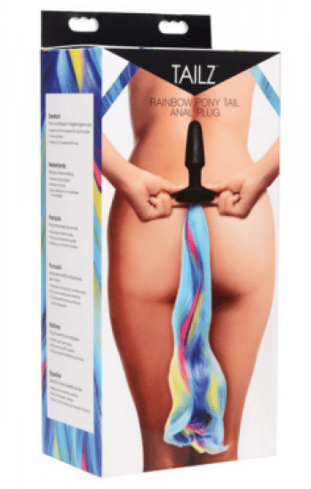 Tailz Rainbow Pony Tail Anal Plug Tailz Rainbow Pony Tail Anal Plug