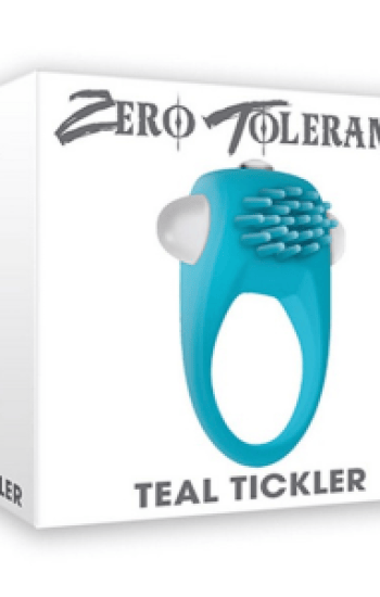 ZT The Teal Tickler Cock Ring 1 Speed Silicone ZT The Teal Tickler Cock Ring 1 Speed Silicone