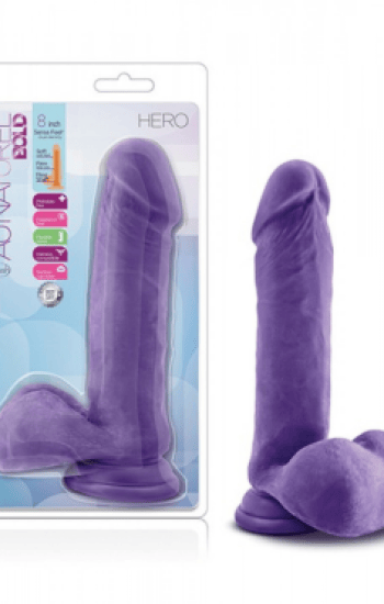 Blush Au Natural Bold Gero 7in Dildo Purple Blush Au Natural Bold Gero 7in Dildo Purple