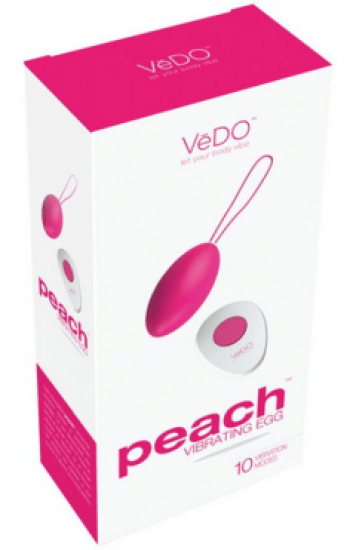 Vedo Peach Rechargeable Egg Vibe Pink Vedo Peach Rechargeable Egg Vibe Pink