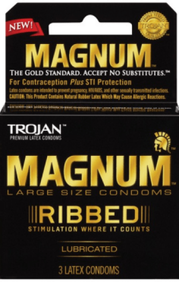 Condom Trojan Magnum Ribbed 3c Condom Trojan Magnum Ribbed 3c