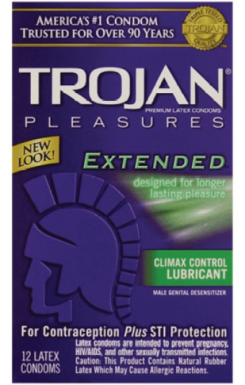 Condom Tro Exten Pleasure 12ct Condom Tro Exten Pleasure 12ct