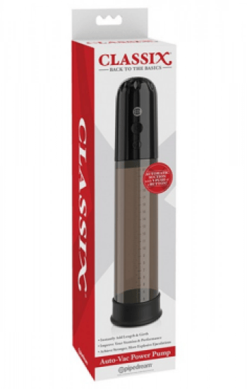 Classix Auto Vac Power Pump Black Classix Auto Vac Power Pump Black