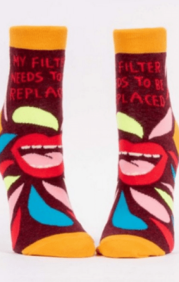 My Filter Needs To Be Replaced Womens Ankle Socks My Filter Needs To Be Replaced Womens Ankle Socks