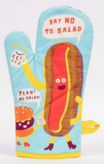 Say No To Salad Yeah No Salad Oven Mitt Say No To Salad Yeah No Salad Oven Mitt