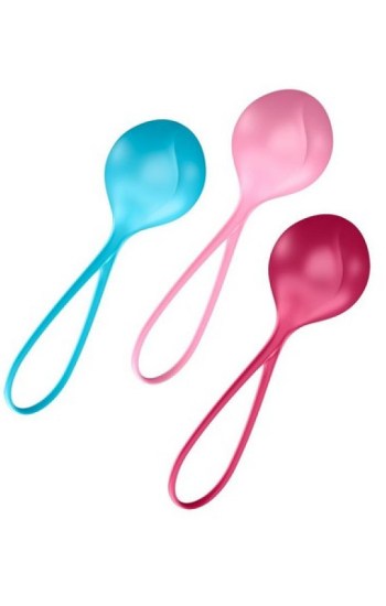 Satisfyer Balls CO3 Single Set of 3 Female Stimulator Satisfyer Balls CO3 Single Set of 3 Female Stimulator