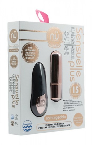 Sensuelle Remote Control Wireless Bullet Plus Rose Gold Sensuelle Remote Control Wireless Bullet Plus Rose Gold