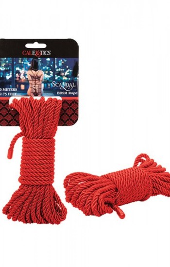 Scandal BDSM Rope 10m Red Scandal BDSM Rope 10m Red