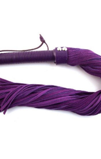 Rouge Suede Flogger Black Purple Rouge Suede Flogger Black Purple