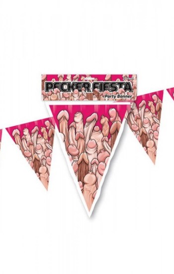 Pecker Fiesta Party Banner 20ft Pecker Fiesta Party Banner 20ft