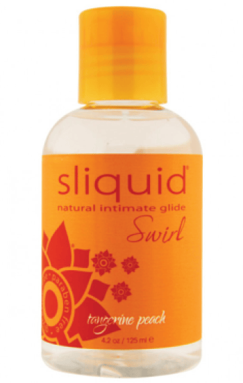 Sliquid Naturals Swirl Lubricant 4.2oz Tangerine Peach Sliquid Naturals Swirl Lubricant 4.2oz Tangerine Peach