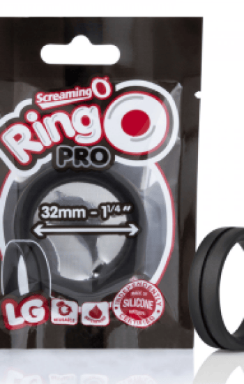 Screaming O RingO Pro Lg Black Screaming O RingO Pro Lg Black