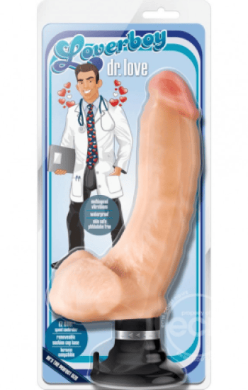Loverboy Dr. Love Realistic Vibrating Dildo Beige Waterproof 10.5in Loverboy Dr. Love Realistic Vibrating Dildo Beige Waterproof 10.5in