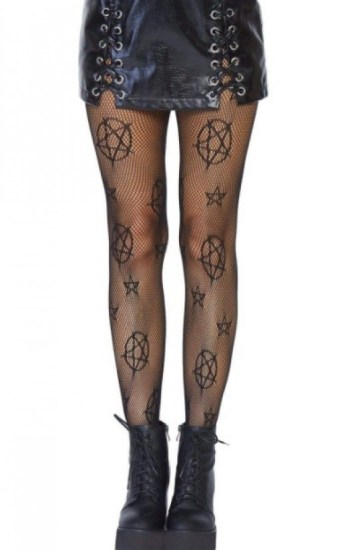 Occult Symbol Fishnet Tights Occult Symbol Fishnet Tights