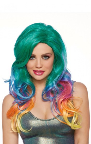 Jewel Tone Rainbow Wig Jewel Tone Rainbow Wig