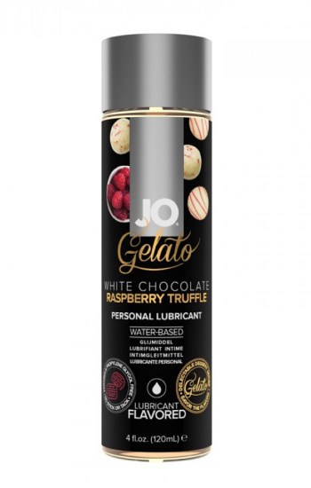 Jo Gelato White Chocolate Truffle Rasberry 4oz Jo Gelato White Chocolate Truffle Rasberry 4oz