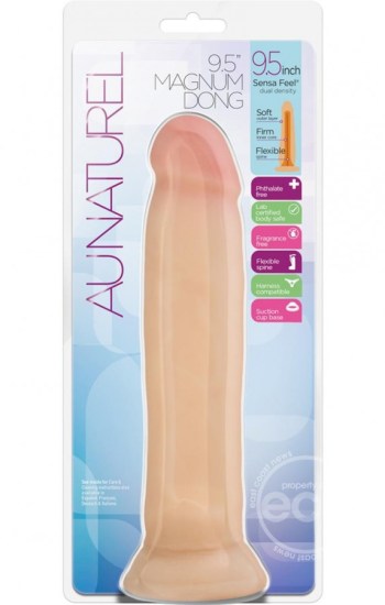 Au Naturel Sensa Feel Magnum Dildo 9.5in Vanilla Au Naturel Sensa Feel Magnum Dildo 9.5in Vanilla