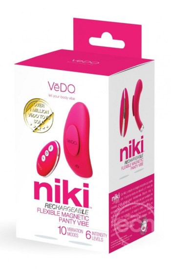 VeDO Niki Rechargeable Silicone Panty Vibrator VeDO Niki Rechargeable Silicone Panty Vibrator