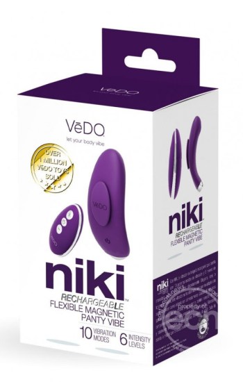 VeDO Niki Rechargeable Silicone Panty Vibrator VeDO Niki Rechargeable Silicone Panty Vibrator