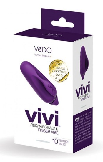 VeDO VIVI Rechargeable Finger Vibe Deep Purple VeDO VIVI Rechargeable Finger Vibe Deep Purple