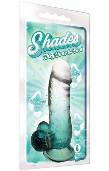 Shades Gradient 6in Realistic Jelly Dong Green Shades Gradient 6in Realistic Jelly Dong Green