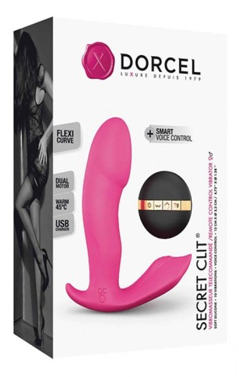 Dorcel Secret Clit Dual Stim Heating and Voice Control Dorcel Secret Clit Dual Stim Heating and Voice Control