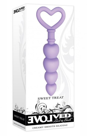 Sweet Treat Silicone Anal Beads Purple Sweet Treat Silicone Anal Beads Purple