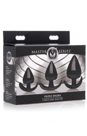 Ms Triple Spades 3pc Plug Set Ms Triple Spades 3pc Plug Set