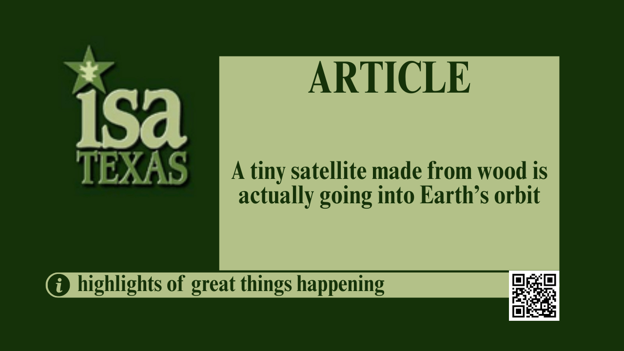A Tiny Satellite Made From Wood Is Actually Going Into Earth’s Orbit A Tiny Satellite Made From Wood Is Actually Going Into Earth’s Orbit