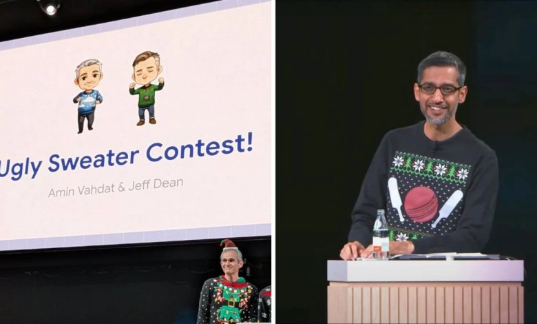 Google’s ‘ugly sweater’ contest: CEO Sundar Pichai surprises internet with his festive ‘cricket’ pullover Google’s ‘ugly sweater’ contest: CEO Sundar Pichai surprises internet with his festive ‘cricket’ pullover