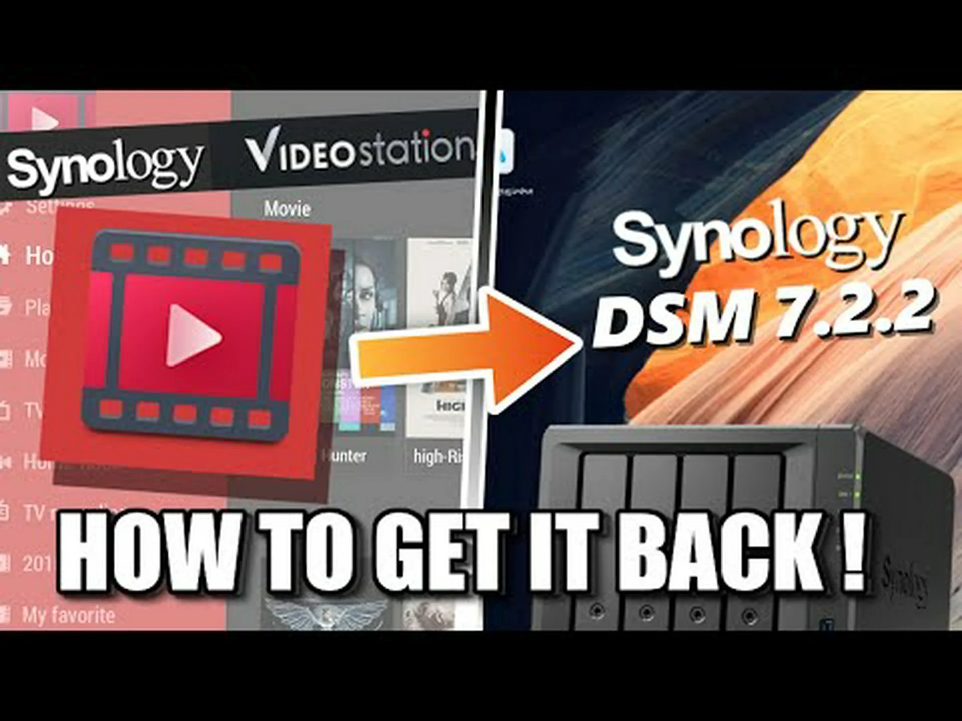 Video Station がリリースされました: Synology DSM 7.2.2-72803 がリリースされました Video Station がリリースされました: Synology DSM 7.2.2-72803 がリリースされました
