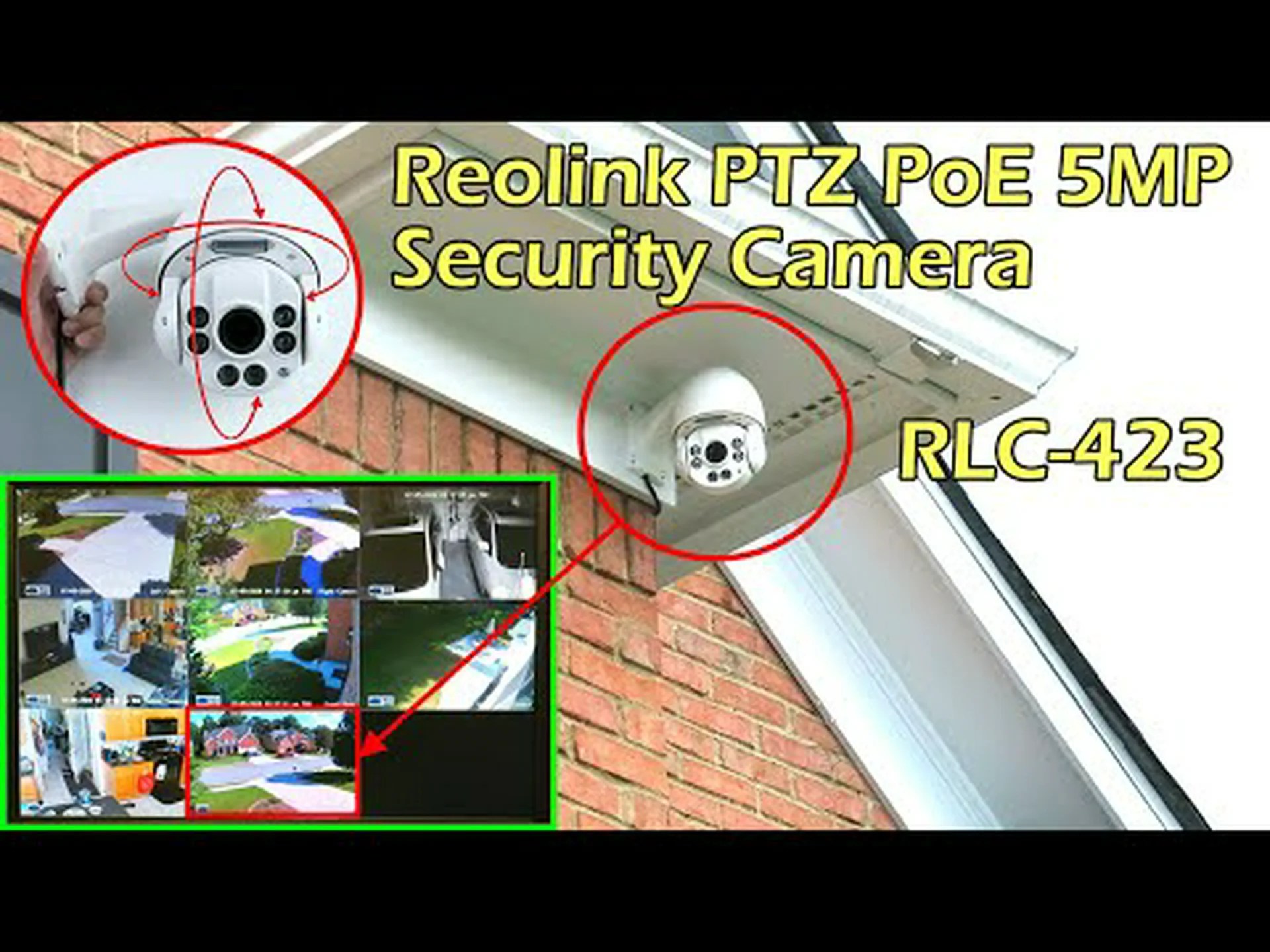 Reolink RLC-423 PoE屋外カメラを試してみた Reolink RLC-423 PoE屋外カメラを試してみた