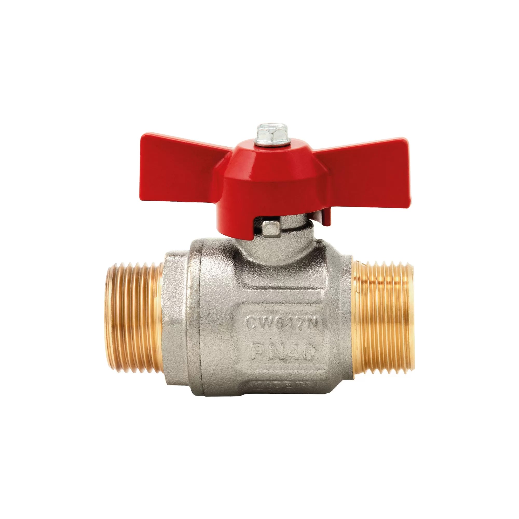 099F Ideal ball valve, full flow male/male thread - 099F