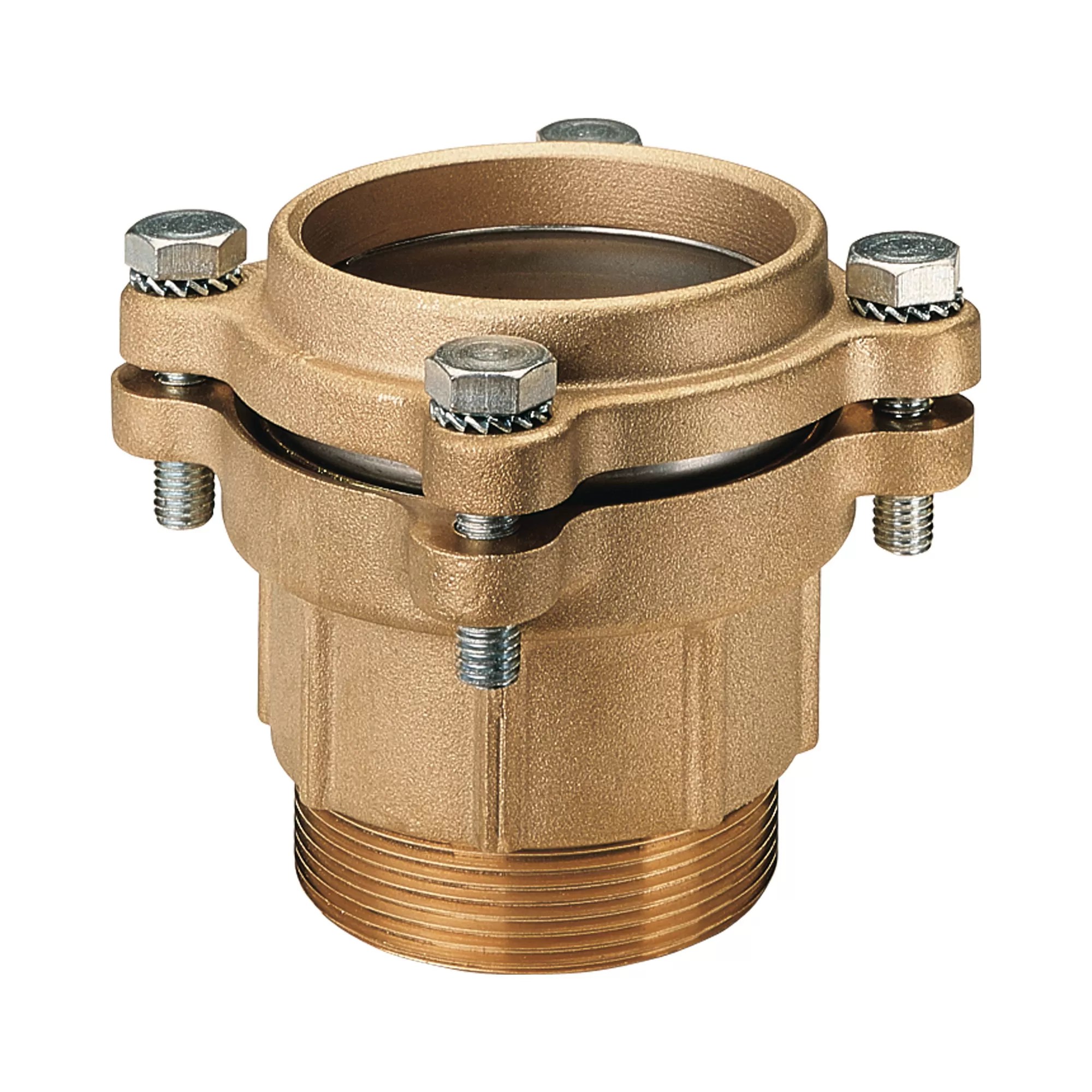 Racor recto macho, con brida - 015FL