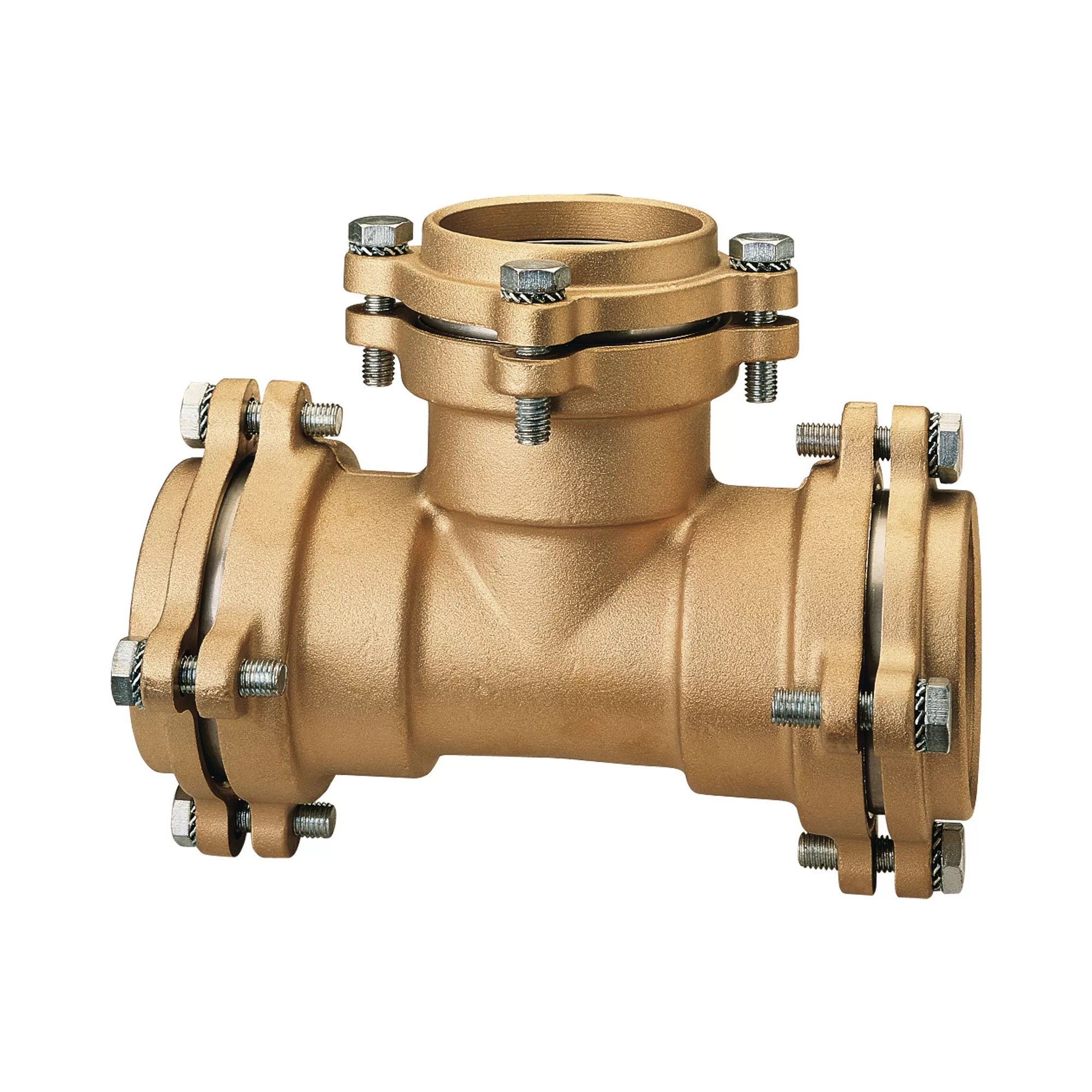 Equal T coupling, with flanges - 030FL