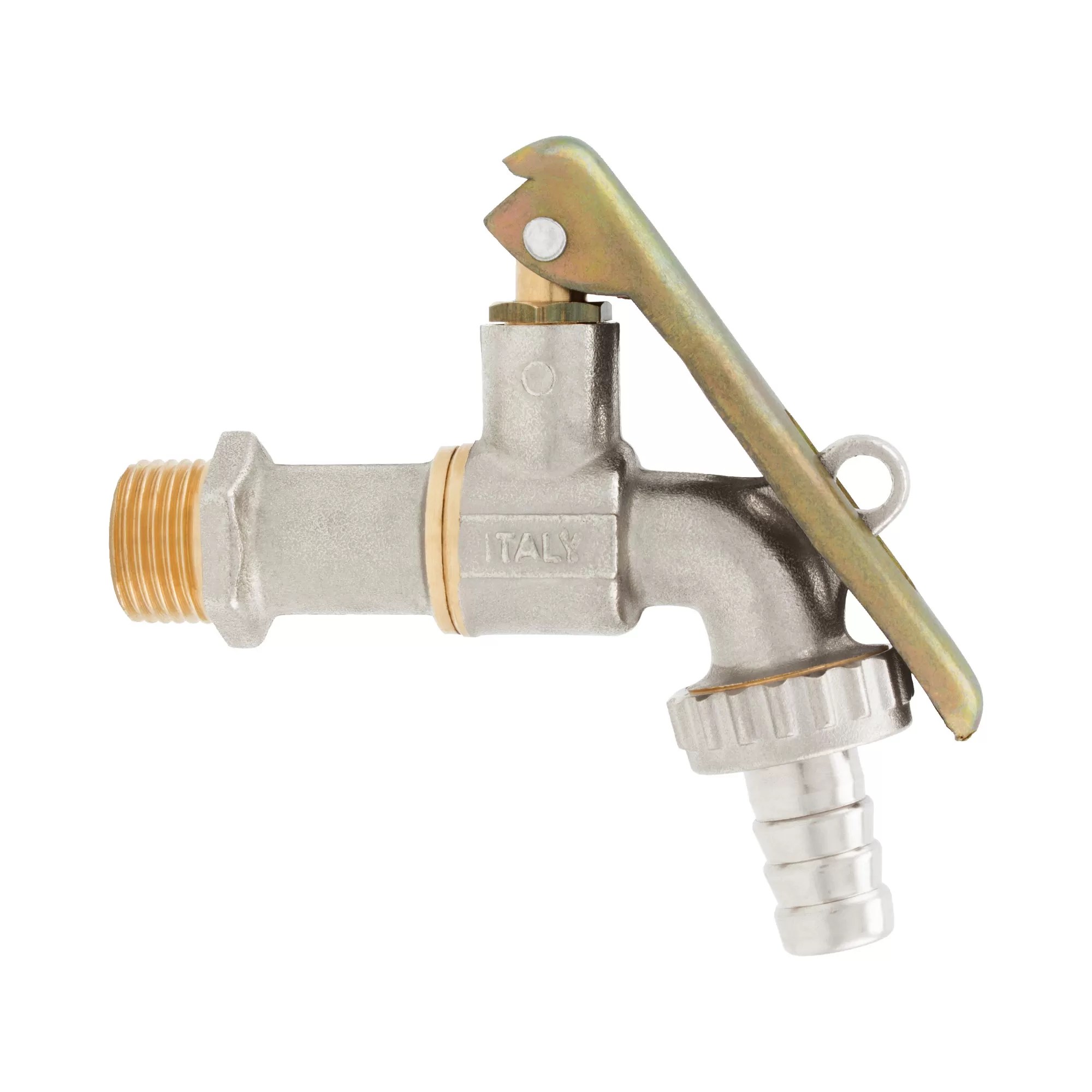 Ball hose bibcock with lockpad eye - 144