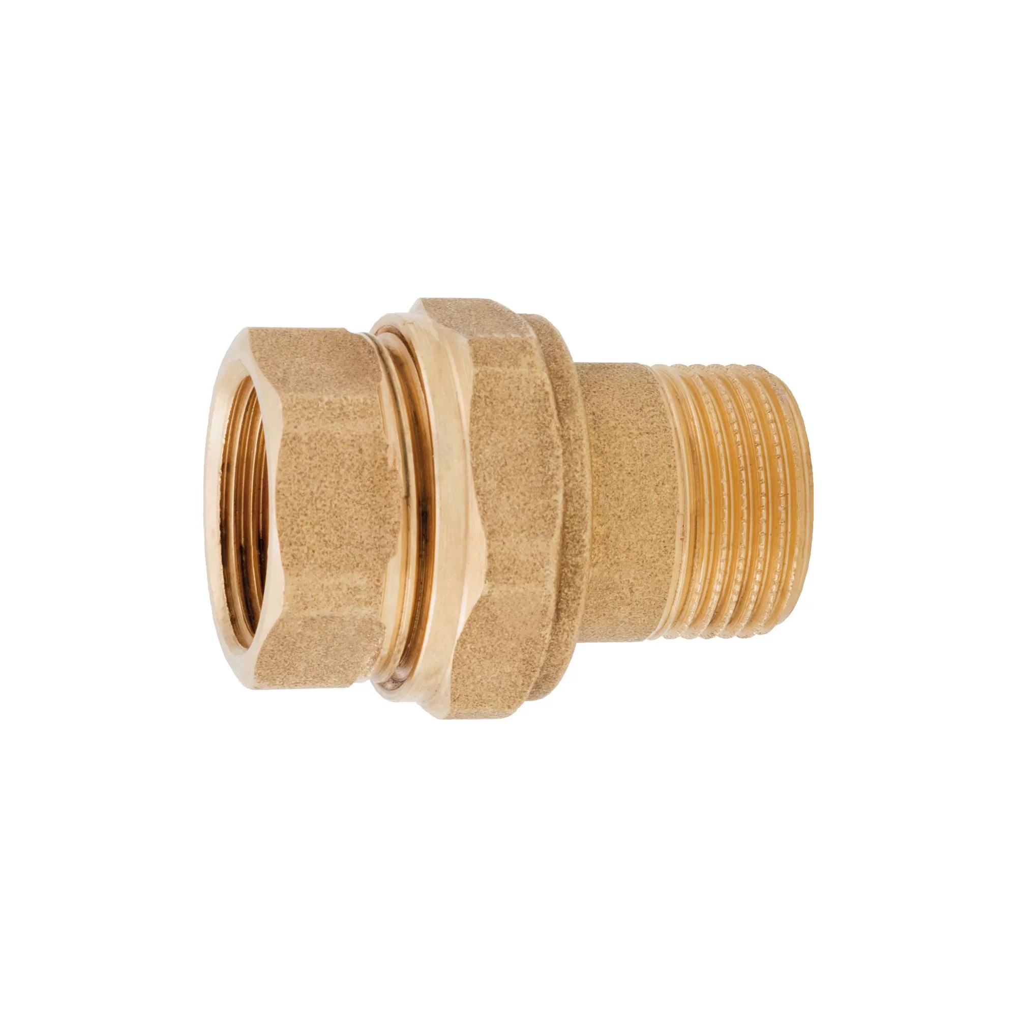 Gerader Anschluss in 3 Teilen, mit O-Ring - 161G