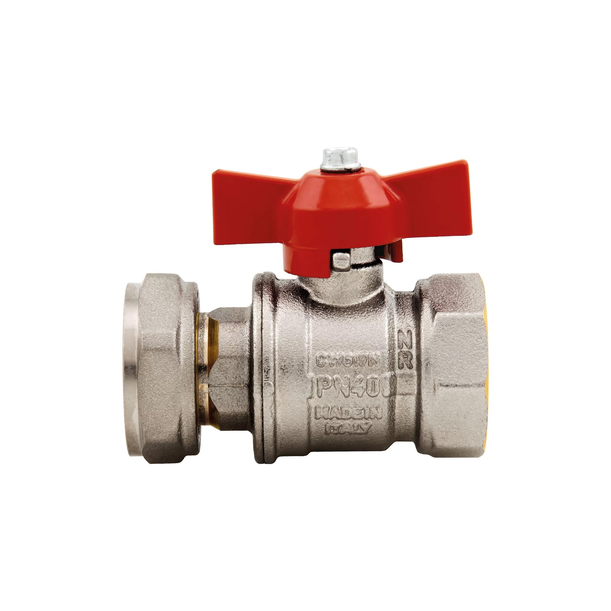 Orient ball valve with female swivel, reduced flow - 113DF