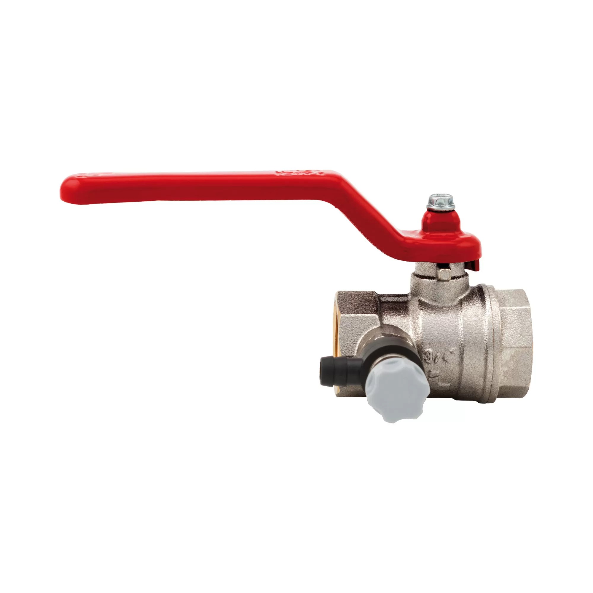 Vienna ball valve, standard flow with revolving drain cock - 115