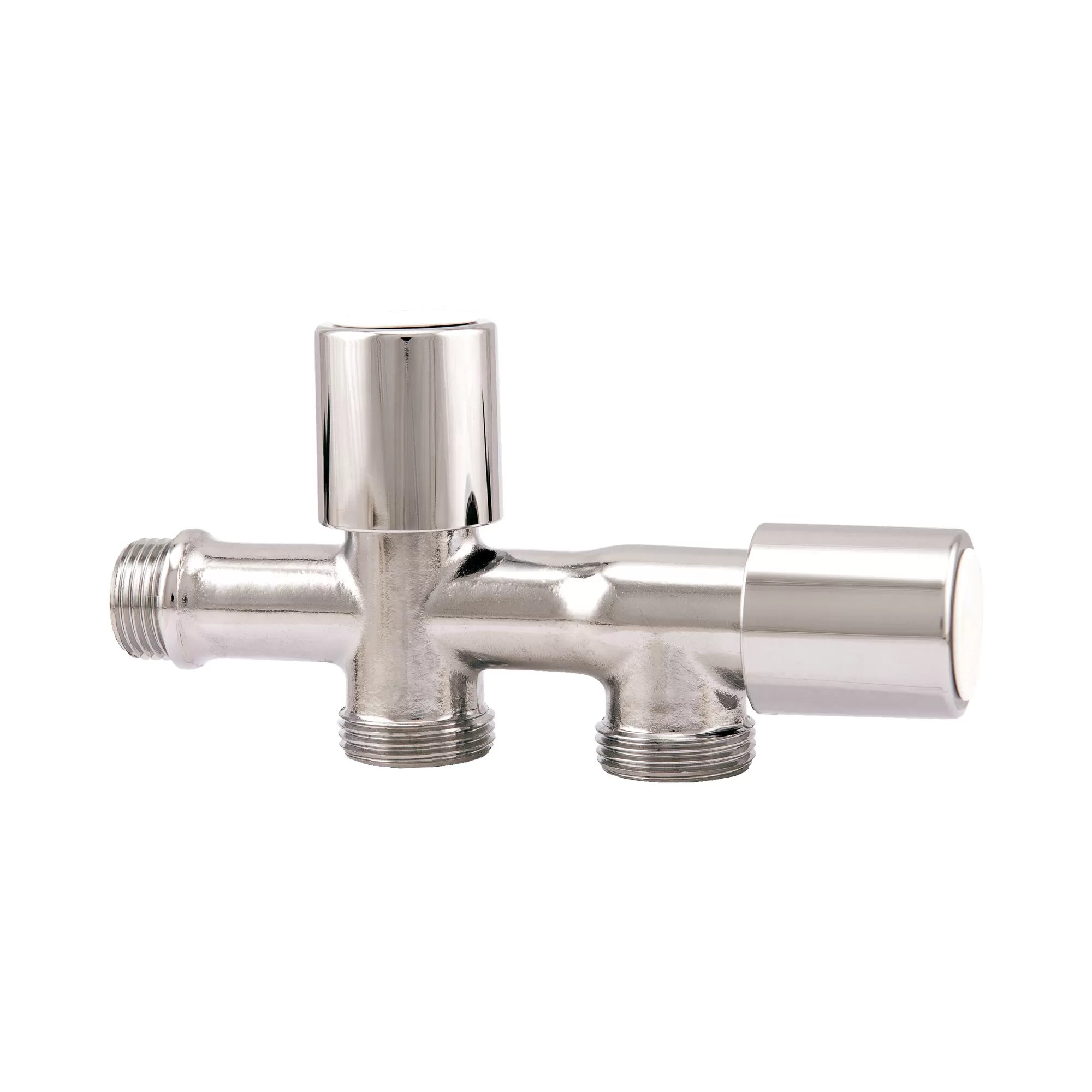 Robinet double avec raccord lave-linge et lave-vaisselle - 240