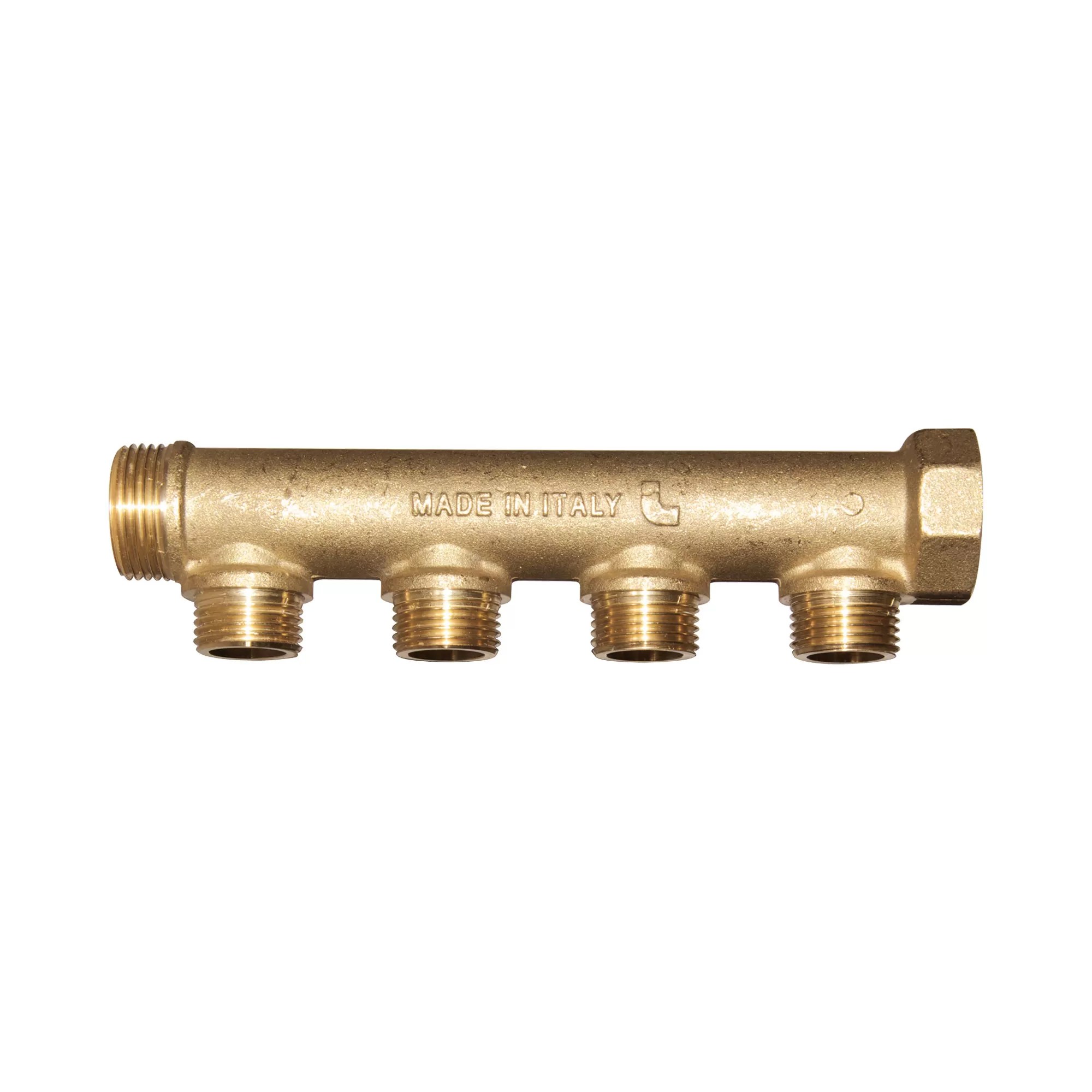 456 Collettore di distribuzione componibile derivazioni maschio sede piana 1/2” - 456