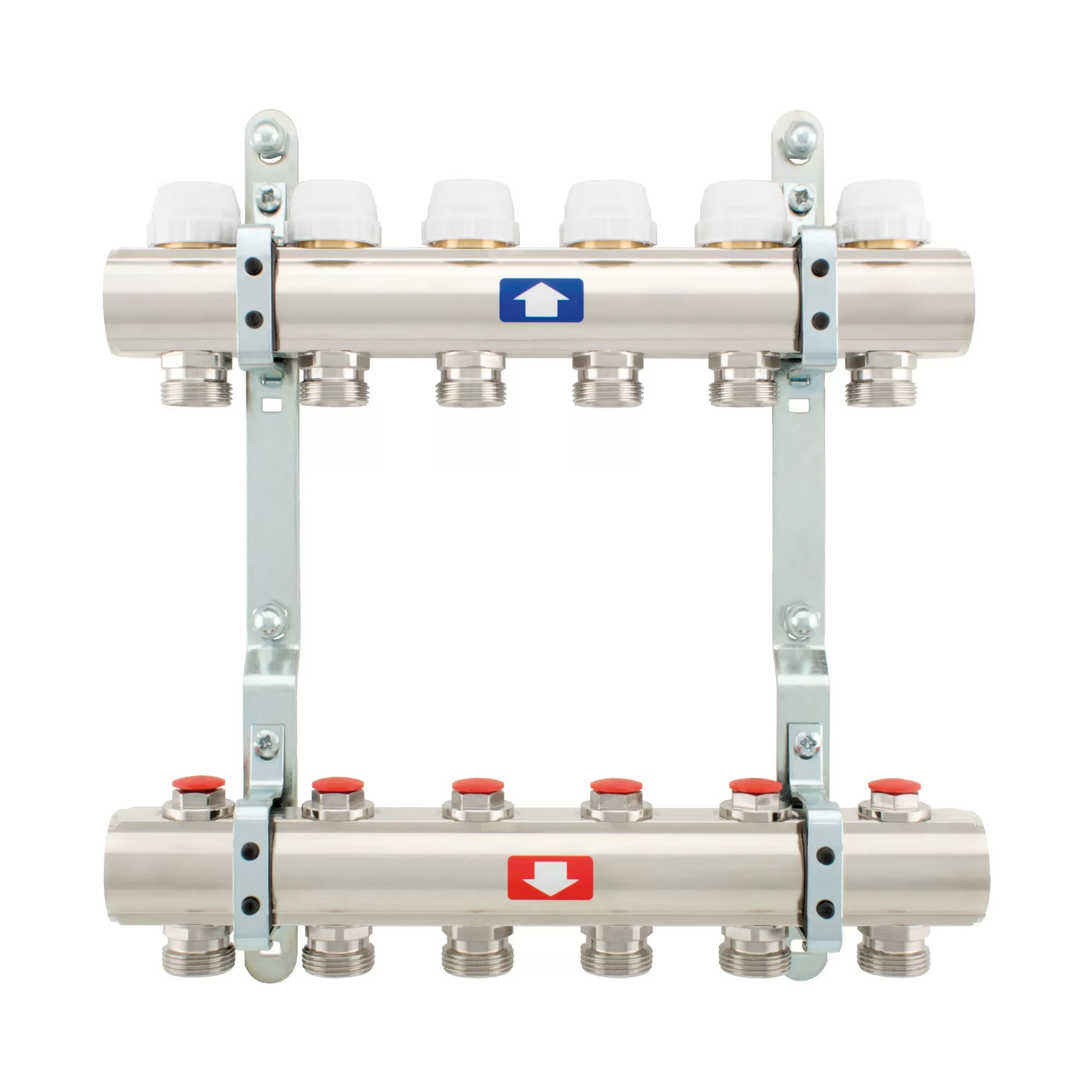 Pre-assembled manifold with lockshields - 920C