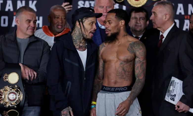 Tank vs. Roach & Valenzuela vs. Russell – the weights weighed Saturday Tank vs. Roach & Valenzuela vs. Russell – the weights weighed Saturday