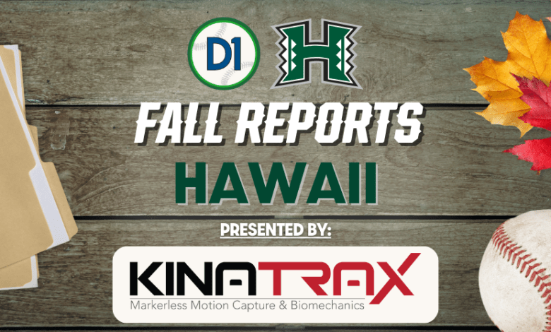 2024 Fall Report: Hawaii • D1Baseball 2024 Fall Report: Hawaii • D1Baseball