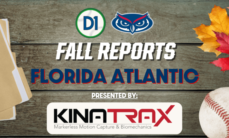 2024 Fall Report: Florida Atlantic • D1Baseball 2024 Fall Report: Florida Atlantic • D1Baseball