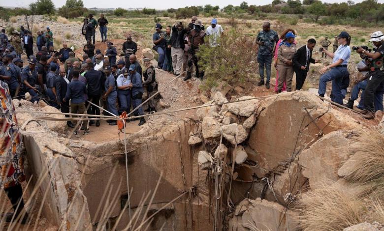 The police blockade of South African miners has been lifted The police blockade of South African miners has been lifted